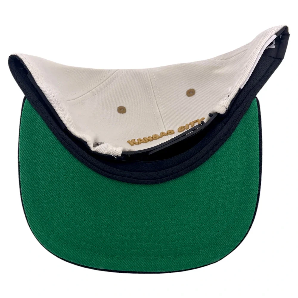 Pro Standard Kansas‎ City Royals MLB Script Logo Patch Ivory/Gold Snapback Hat